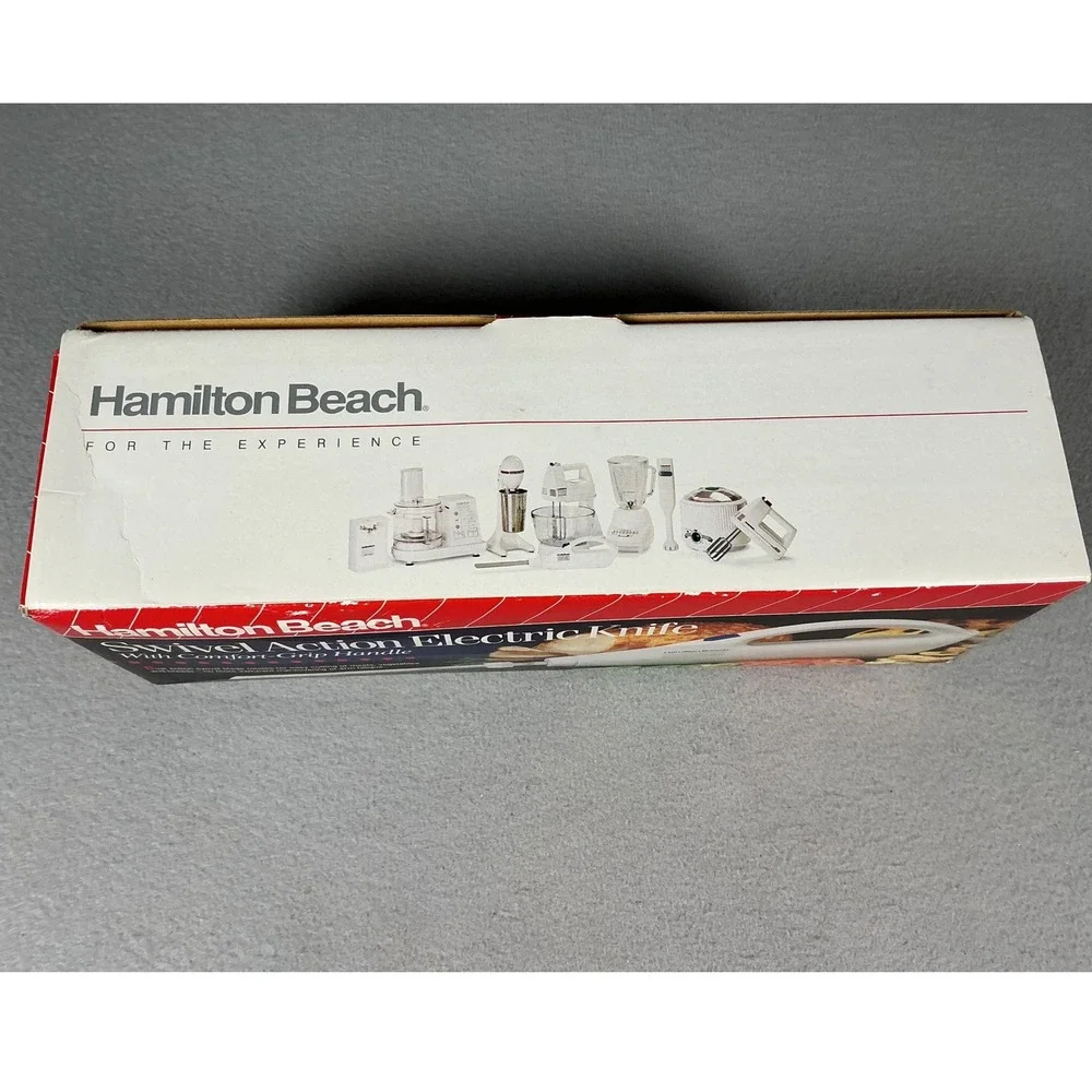 Hamilton Beach 74100 Swivel Action Electric Knife Comfort Grip Vintage NOS